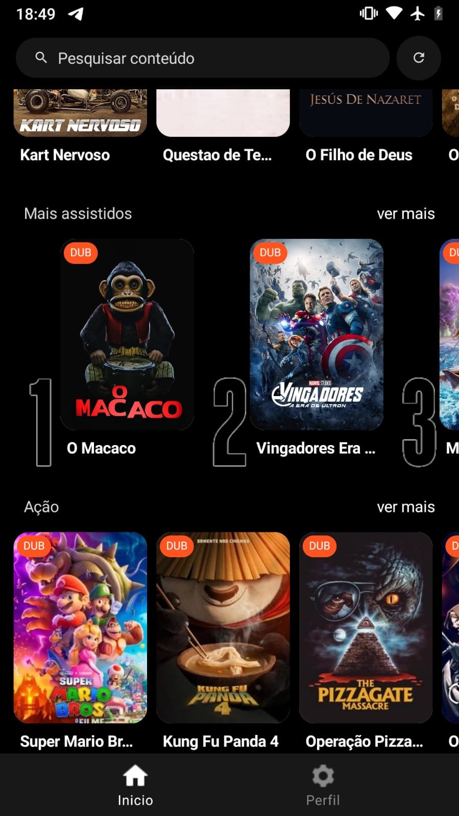 Mockup AppTV Ação & Guerra